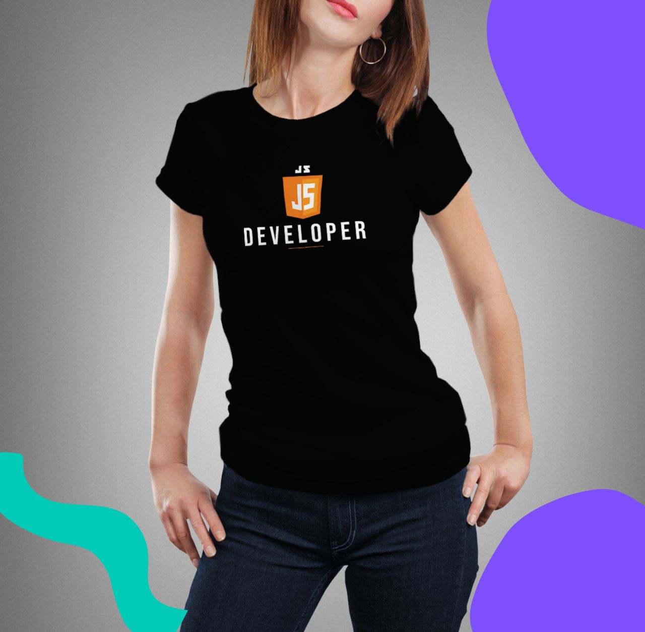 Majica JS developerka